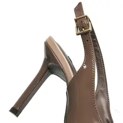 Scarpin de Salto Alto Feminina Via Marte Caramelo 044-021-01