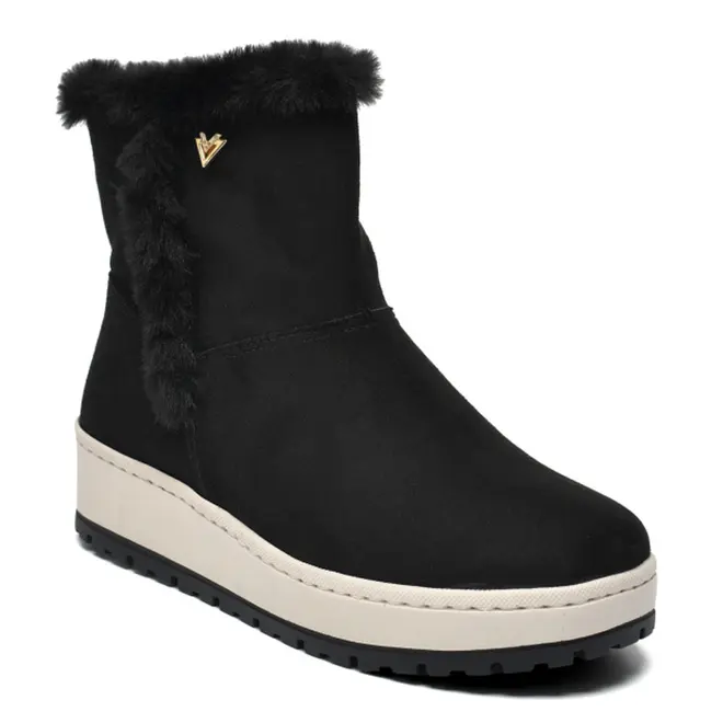 Coturno Peluciado Feminino Via Marte Preto 259-007-09