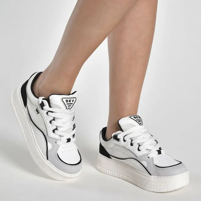 Tênis Casual Feminino Via Marte Branco 367-001-02