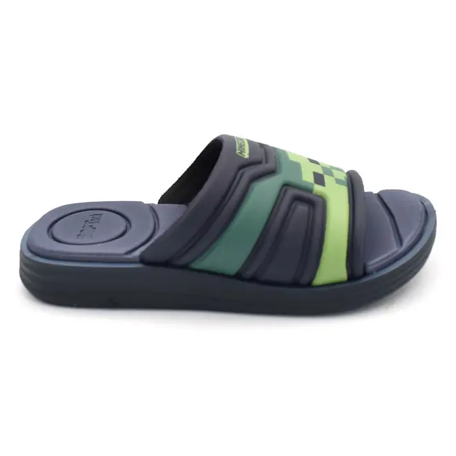 Chinelo de Menino Minecraft Soft do 26 ao 33 Azul 23556