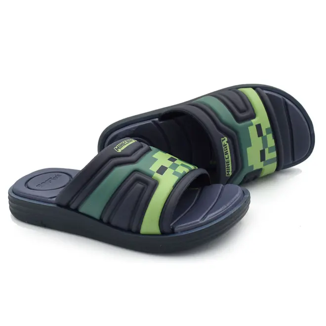 Chinelo de Menino Minecraft Soft do 26 ao 33 Azul 23556