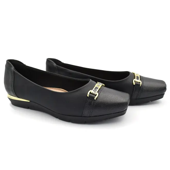 Sapatilha Feminina Piccadilly Preto 147330