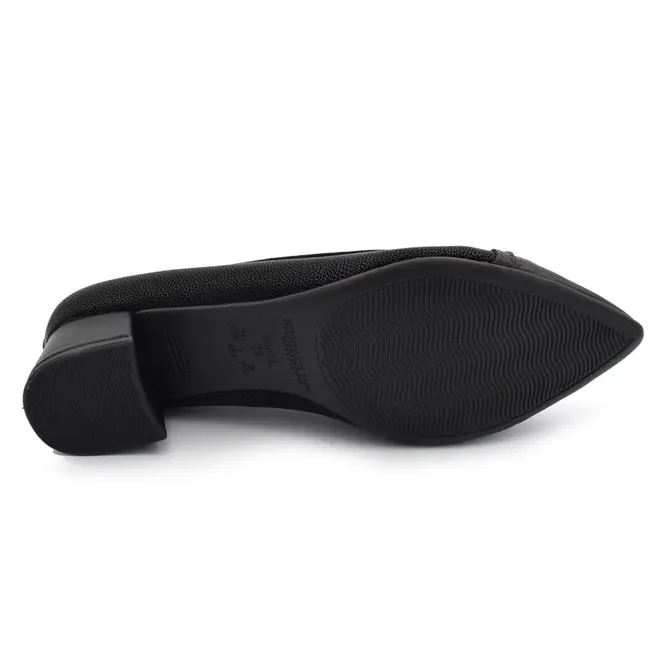 Scarpin de Salto Bloco Feminino Piccadilly Preto 739099