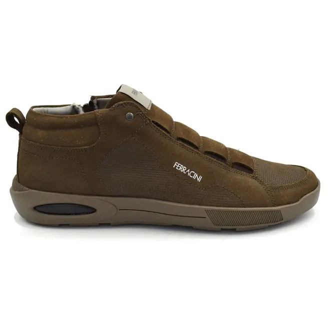 Sapatênis de Couro  Ferracini Blady Masculino  Marrom 2261