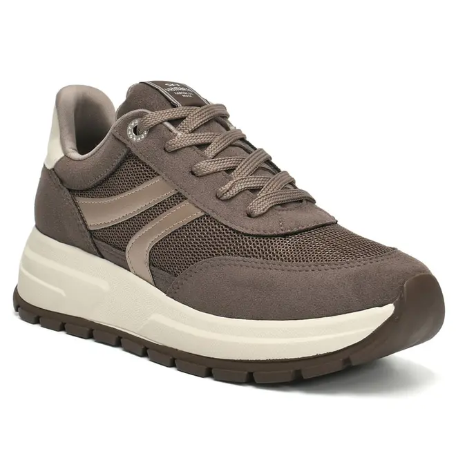 Tênis Casual Feminino Via Marte Marrom 242-021-17