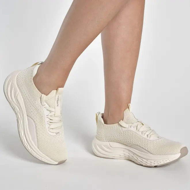 Tênis Casual Feminino Via Marte Creme 341-001-03
