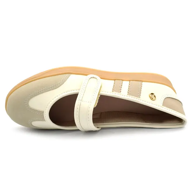Tênis Casual Feminino Dakota Creme D0842