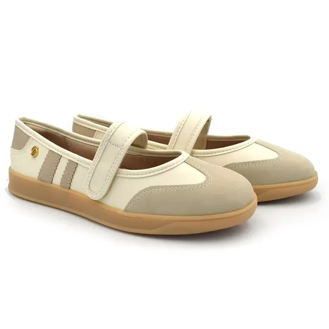 Tênis Casual Feminino Dakota Creme D0842