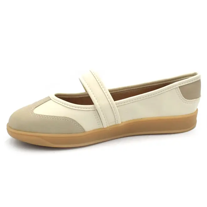 Tênis Casual Feminino Dakota Creme D0842