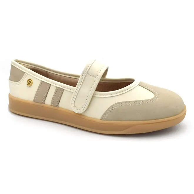 Tênis Casual Feminino Dakota Creme D0842