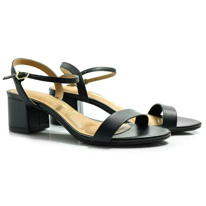 Sandália de Salto Bloco Feminina Vizzano Preto 6291.900.8389
