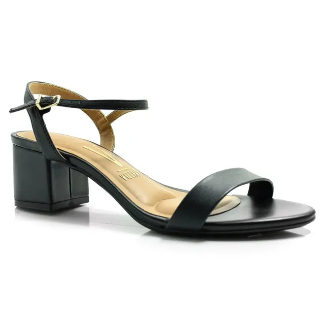 Sandália de Salto Bloco Feminina Vizzano Preto 6291.900.8389