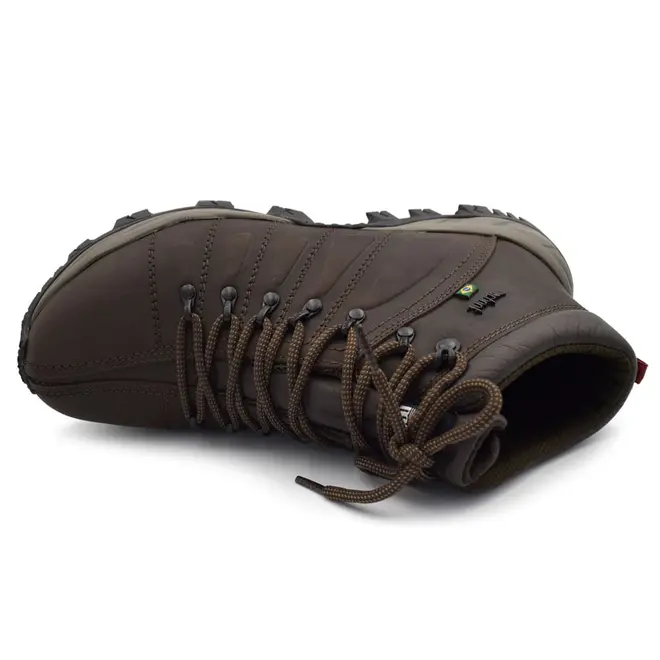 Coturno Masculino de Couro Macboot Uirapuru Marrom UIRAPURU 06