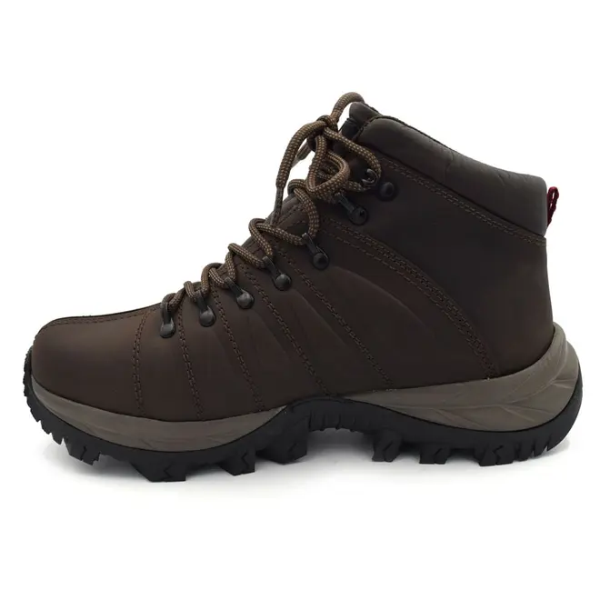 Coturno Masculino de Couro Macboot Uirapuru Marrom UIRAPURU 06