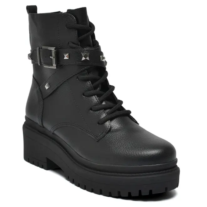 Coturno Feminino Via Marte Preto 005-008-01