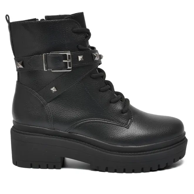 Coturno Feminino Via Marte Preto 005-008-01