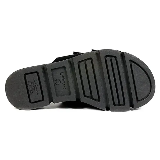 Tamanco Flatform Beira Rio Buckle Preto Feminino