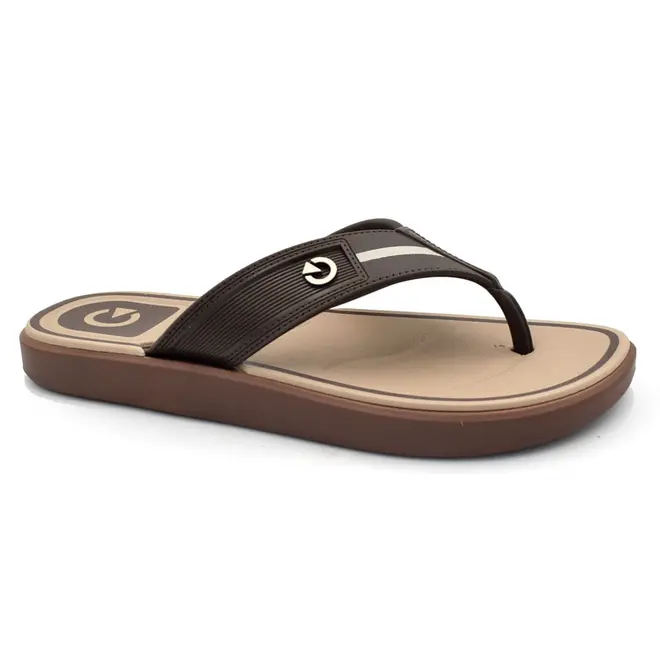 Chinelo Masculino Cartago Belgrado Marrom 12612