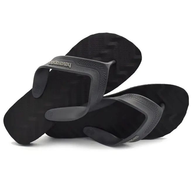 Chinelo Masculino Havaianas Track Waves Preto 4149734