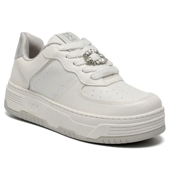 Tênis Casual Feminino Via Marte Branco 225-008-02