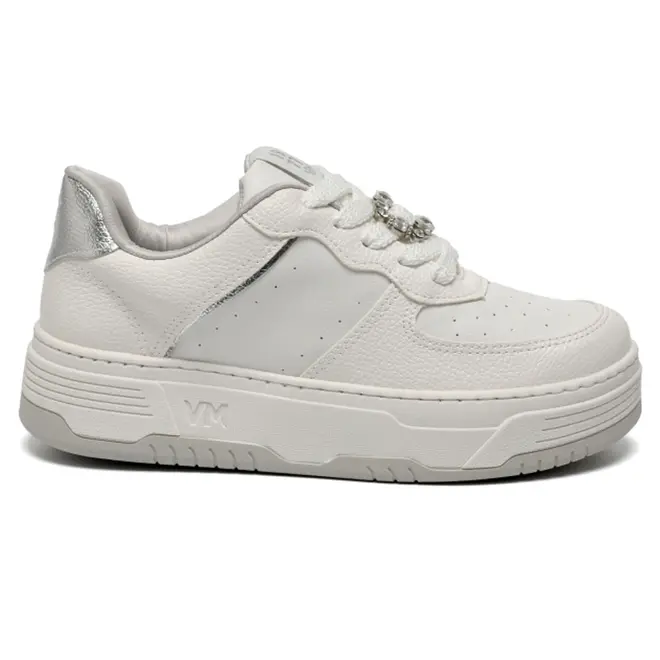 Tênis Casual Feminino Via Marte Branco 225-008-02