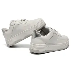 Tênis Casual Feminino Via Marte Branco 225-008-02