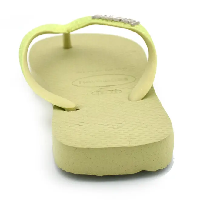 Chinelo Feminino Havaianas Top Glitter Verde 4150556