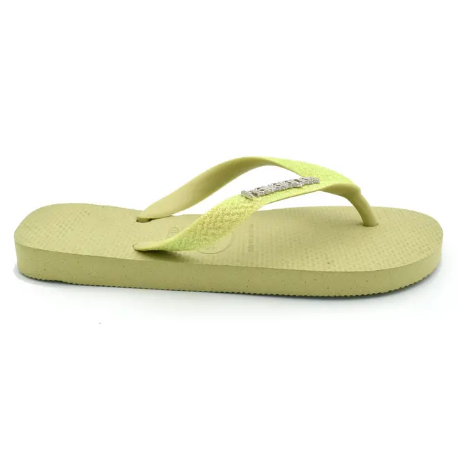 Chinelo Feminino Havaianas Top Glitter Verde 4150556