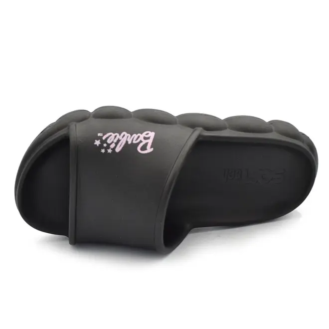 Chinelo Slide de Menina Grendene Barbie Preto 23558