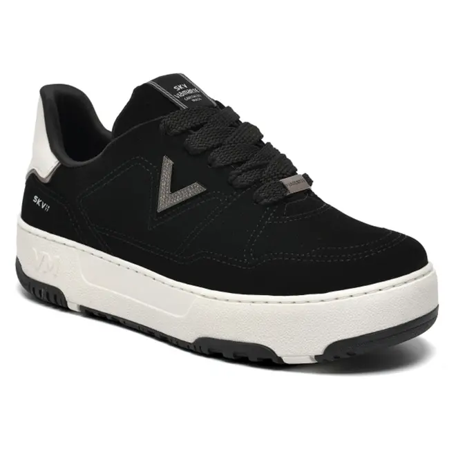 Tênis Casual Feminino Via Marte Preto 287-008-01