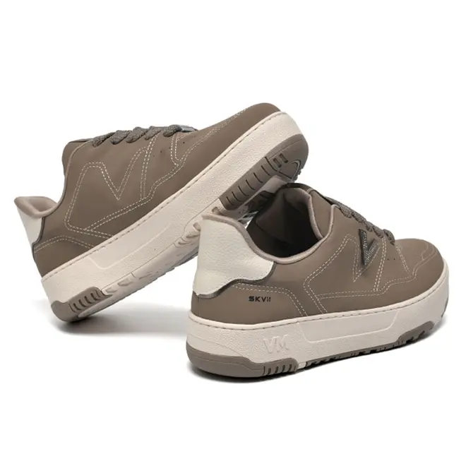 Tênis Casual Feminino Via Marte Bege 287-008-12