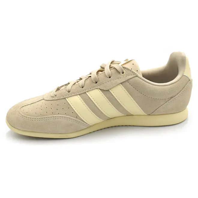 Tênis de Couro Feminino Adidas Barreda Lo Bege KJ4747
