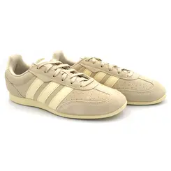 Tênis de Couro Feminino Adidas Barreda Lo Bege KJ4747
