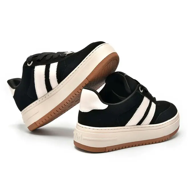 Tênis Casual Feminino Via Marte Preto 233-004-06