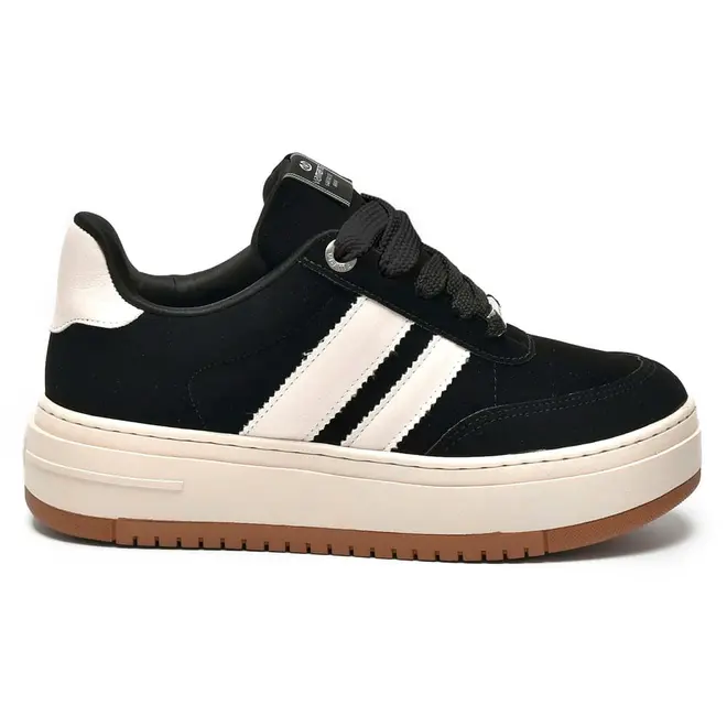 Tênis Casual Feminino Via Marte Preto 233-004-06