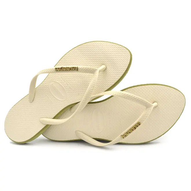 Chinelo Havaianas Feminino Slim Point Verde 4149584