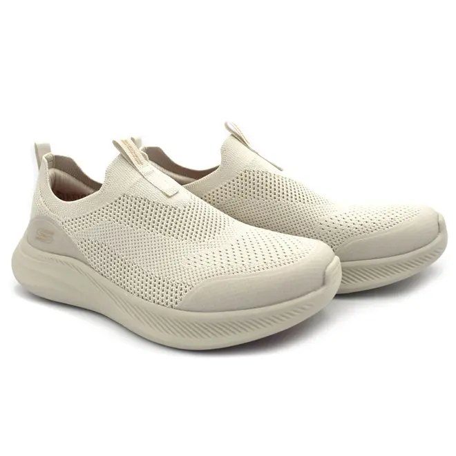 Tênis Feminino Skechers Bobs Moda Creme 117734