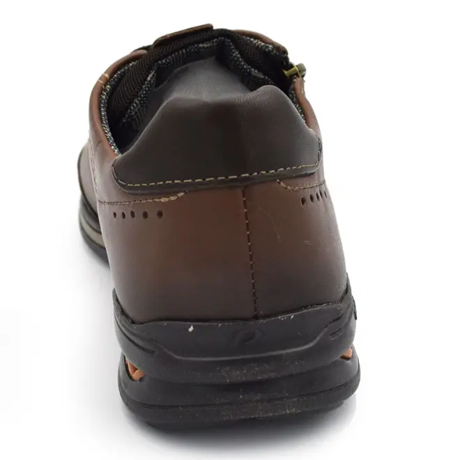 Sapatênis de Couro Masculino Pegada Marrom 114861