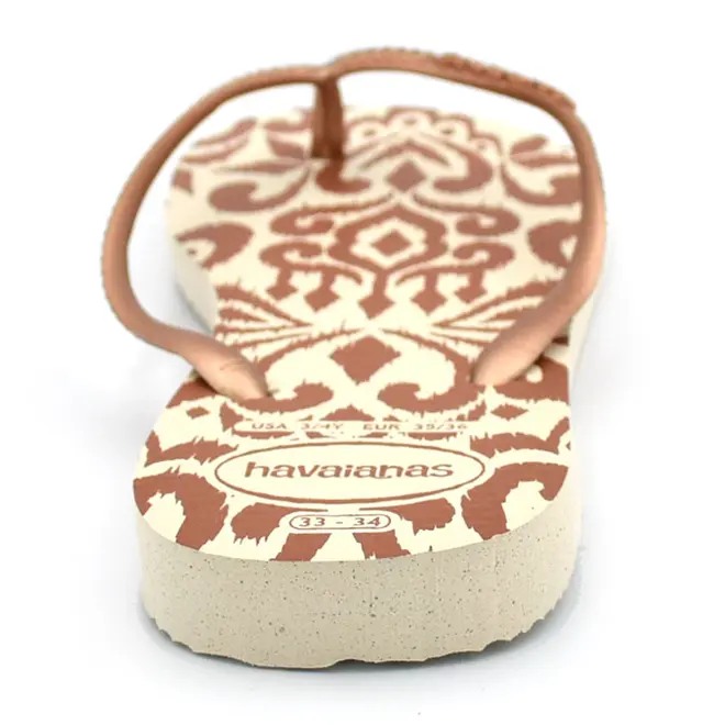 Chinelo Feminino Havaianas Slim Classy Essence Bege 4150465