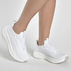 Tênis Casual Feminino Via Marte Branco 341-001-01