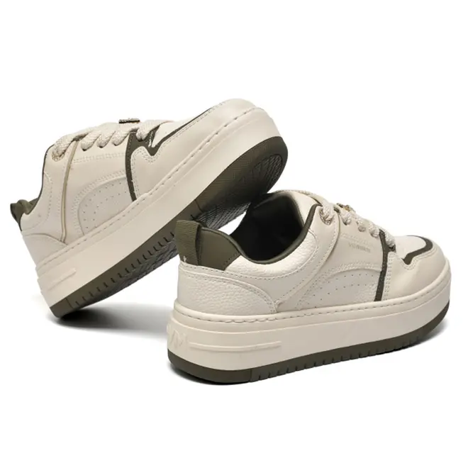 Tênis Casual Feminino Via Marte Creme 306-004-18