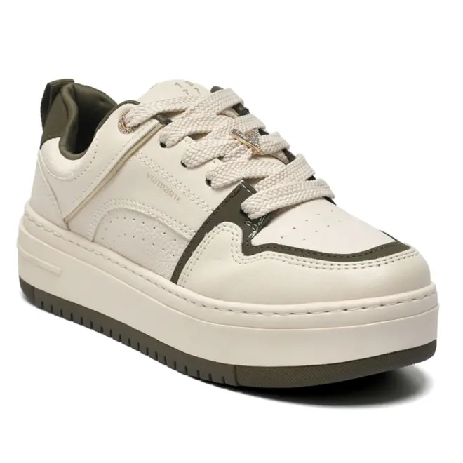 Tênis Casual Feminino Via Marte Creme 306-004-18