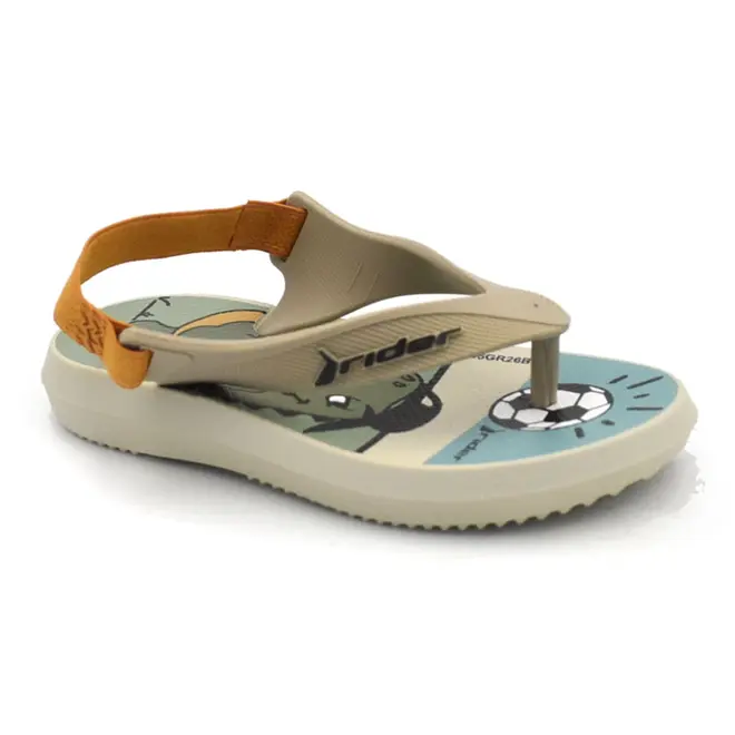 Chinelo de Menino Rider R1 III do 17 ao 25 Bege 12295