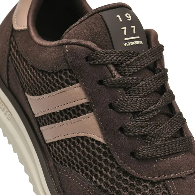 Tênis Casual Feminino Via Marte Caramelo 226-011-15