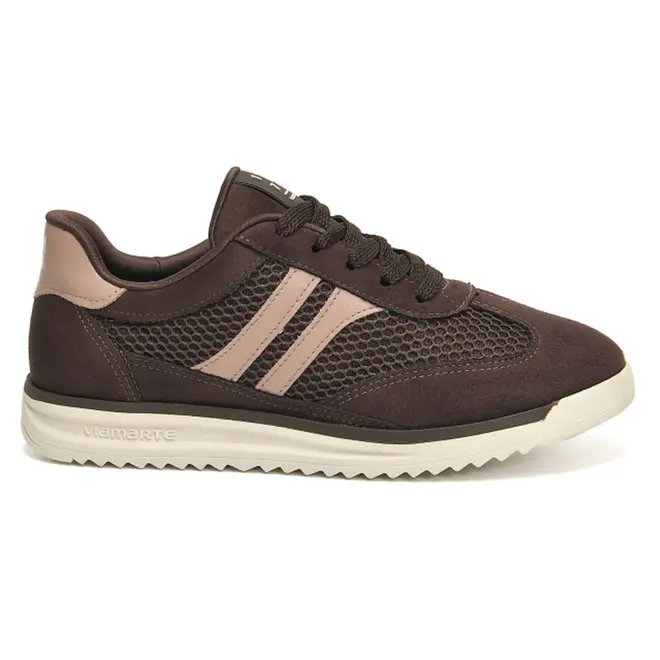 Tênis Casual Feminino Via Marte Caramelo 226-011-15