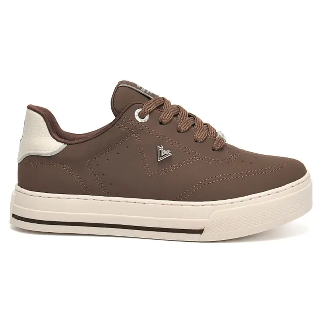 Tênis Casual Feminino Via Marte Marrom 027-049-11