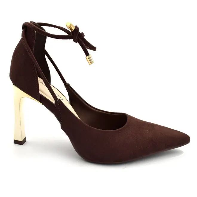 Scarpin de Salto Feminino Cazzualen Marrom T9442-224