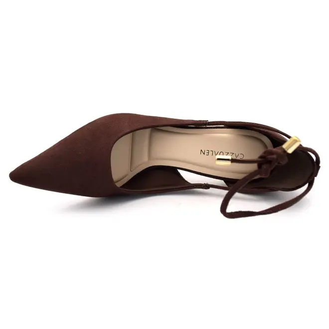 Scarpin de Salto Feminino Cazzualen Marrom T9442-224