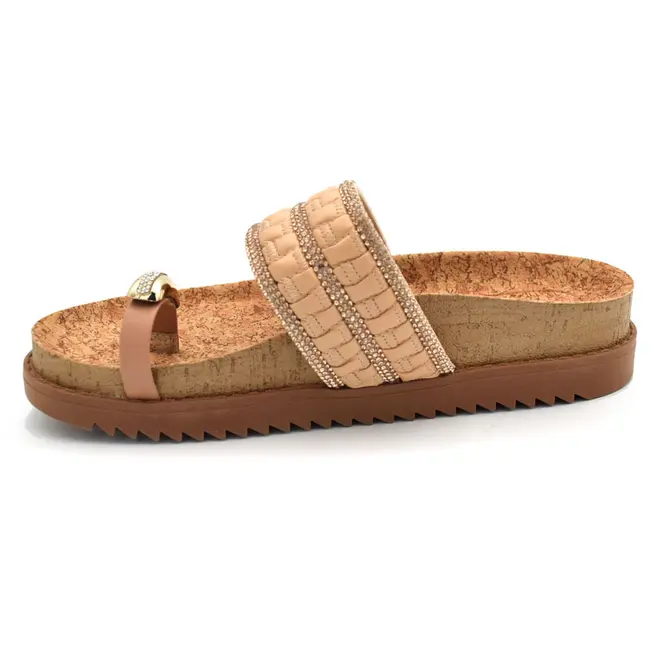 Papete Feminina Moleca Bege 5500.324.31937