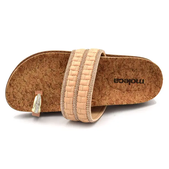 Papete Feminina Moleca Bege 5500.324.31937